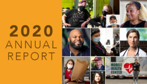 2020 ANNUAL REPORT (photos of smiling faces)