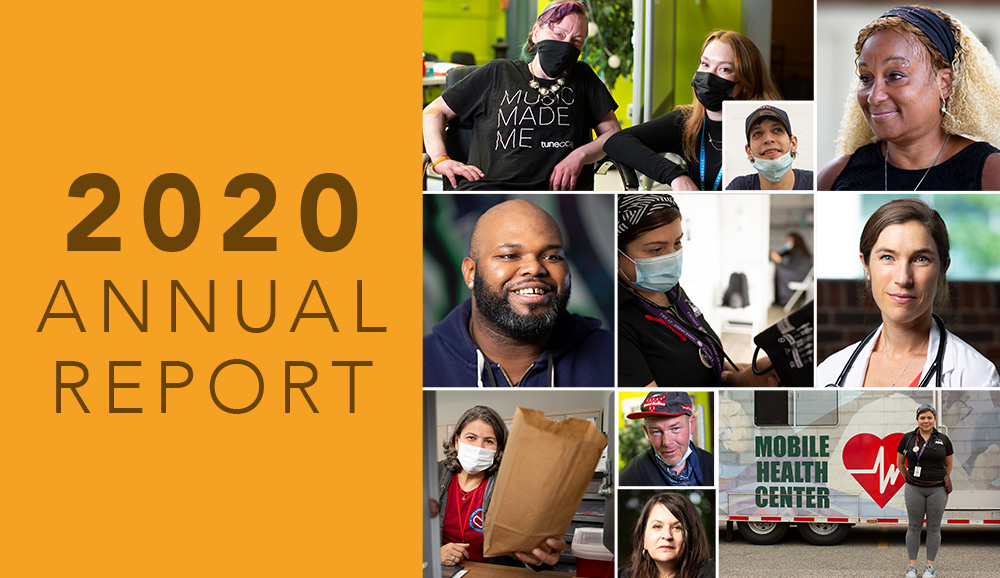 2020 ANNUAL REPORT (photos of smiling faces)